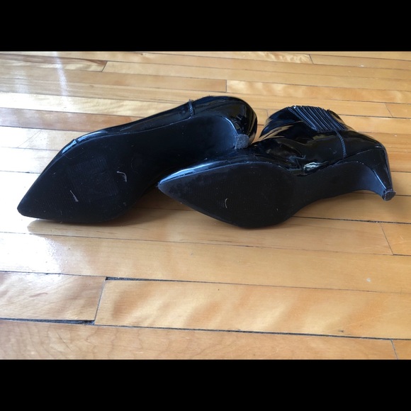 Design Lab Trina patent leather ankle booties - Picture 5 of 8